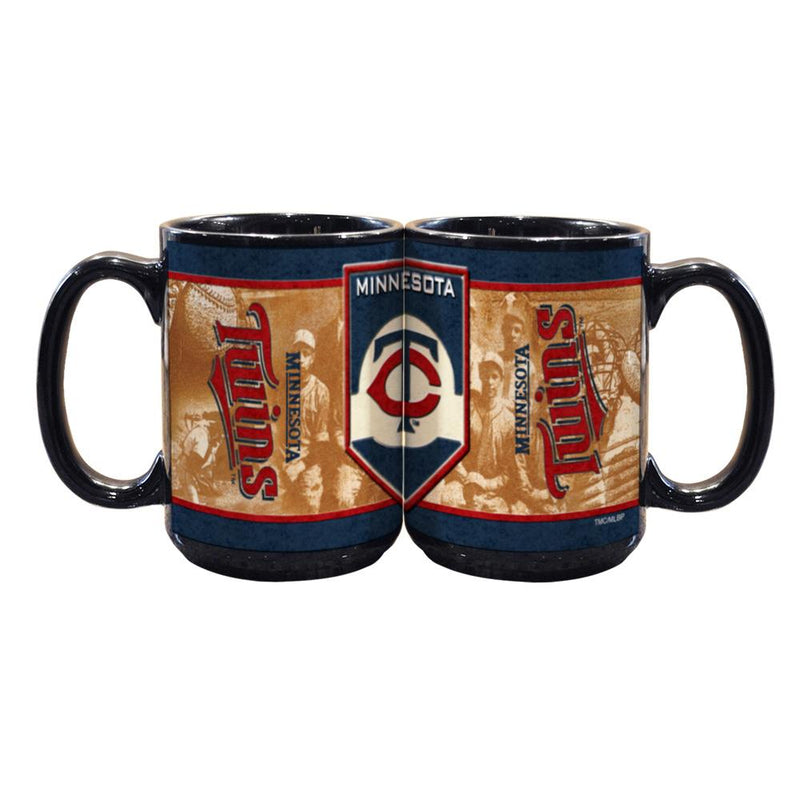 15oz Black Nostalgic Mug | Minnesota Twins Minnesota Twins, MLB, MTW, OldProduct 687746682457 $13