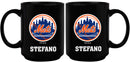 15oz Black Personalized Ceramic Mug | New York Mets CurrentProduct, Drinkware_category_All, Engraved, MLB, New York Mets, NYM, Personalized_Personalized 194207502303 $21.86