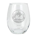 15oz Etched Stemless Tumbler | New York Mets CurrentProduct, Drinkware_category_All, MLB, New York Mets, NYM 194207265673 $12.49
