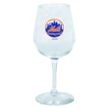 12.75oz Stem Dec Wine Glass | New York Mets Holiday_category_All, MLB, New York Mets, NYM, OldProduct 888966057098 $12