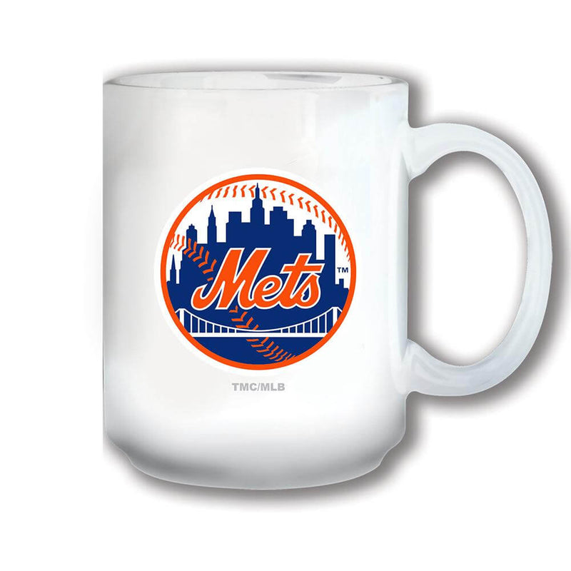 11oz White Ceramic MugMets MLB, New York Mets, NYM, OldProduct 888966784413 $9