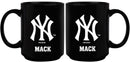 15oz Black Personalized Ceramic Mug | New York Yankees CurrentProduct, Drinkware_category_All, Engraved, MLB, New York Yankees, NYY, Personalized_Personalized 194207502310 $21.86