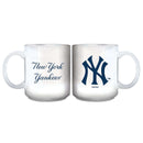 11oz White Mug Basic | New York Yankees CurrentProduct, Drinkware_category_All, MLB, New York Yankees, NYY 687746922232 $12.49