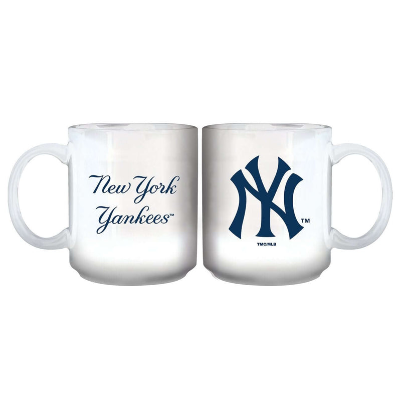 11oz White Mug Basic | New York Yankees CurrentProduct, Drinkware_category_All, MLB, New York Yankees, NYY 687746922232 $12.49