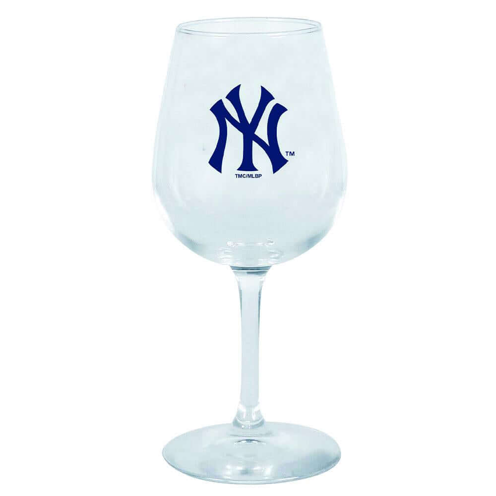 12.75oz Stemmed Wine Glass | New York Yankees Holiday_category_All, MLB, New York Yankees, NYY, OldProduct 888966057104 $12