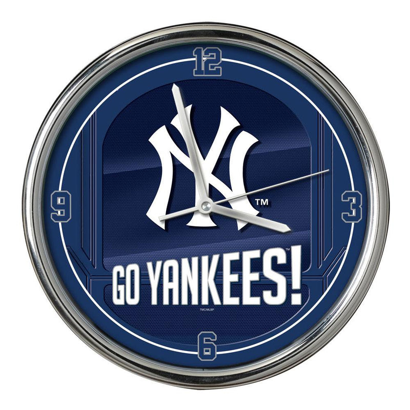 Go Team! Chrome Clock | New York Yankees
MLB, New York Yankees, NYY, OldProduct
The Memory Company