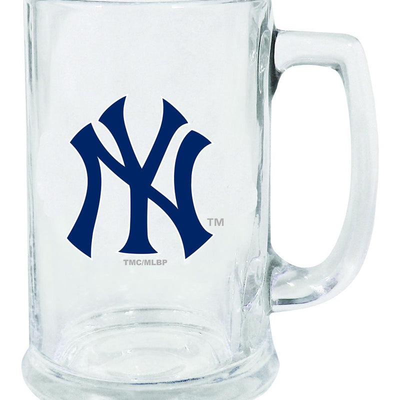 15oz Glass Stein | New York Yankees MLB, New York Yankees, NYY, OldProduct 888966784727 $13