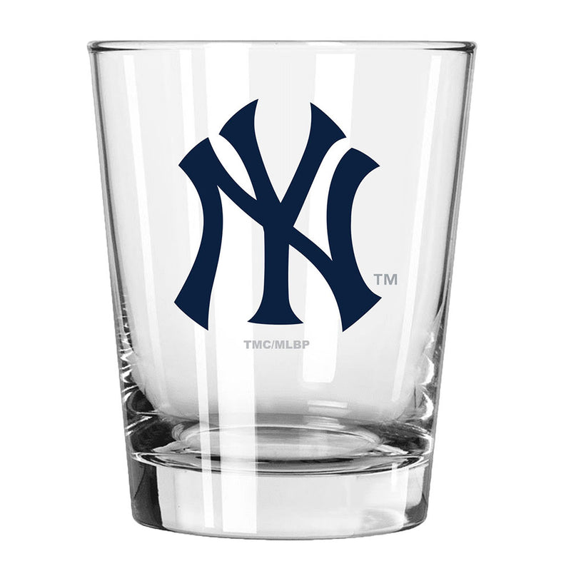 15oz Glass Tumbler | New York Yankees CurrentProduct, Drinkware_category_All, MLB, New York Yankees, NYY 888966937925 $11