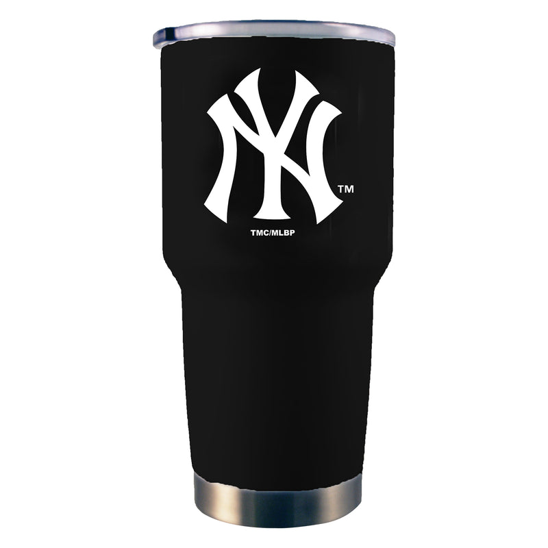 30oz Black Stainless Steel Tumbler | New York Yankees