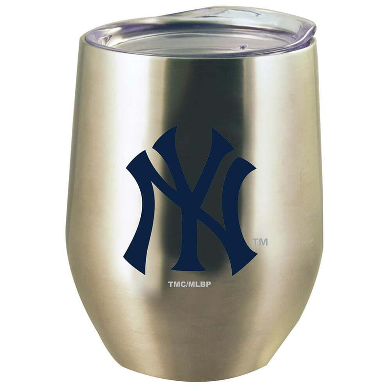 12oz Stainless Steel Stemless Tumbler w/Lid | New York Yankees CurrentProduct, Drinkware_category_All, MLB, New York Yankees, NYY 888966599581 $21.99