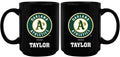 15oz Black Personalized Ceramic Mug | Oakland Athletics CurrentProduct, Drinkware_category_All, Engraved, MLB, Oakland Athletics, OAT, Personalized_Personalized 194207502327 $21.86