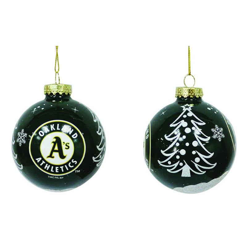 3 Inch Glass Tree Ball Ornament | Oakland Athletics
MLB, Oakland Athletics, OAT, OldProduct
The Memory Company