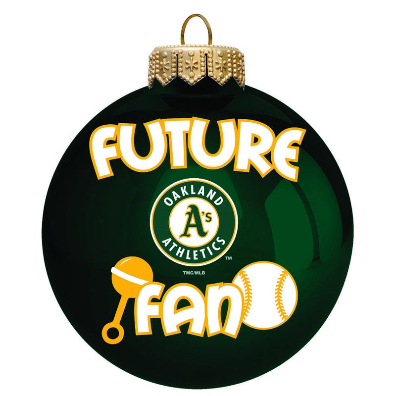 Future Fan Ball Ornament | Oakland Athletics
CurrentProduct, Holiday_category_All, Holiday_category_Ornaments, MLB, Oakland Athletics, OAT
The Memory Company