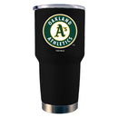 30oz Black Stainless Steel Tumbler | Oakland Athletics