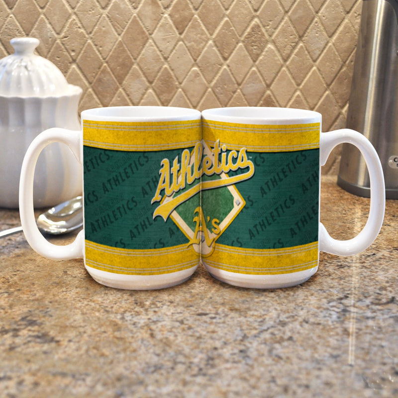 15oz White Felt Mug | Oakland Athletics
MLB, Oakland Athletics, OAT, OldProduct
The Memory Company