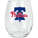 15oz Stemless Glass Tumbler | Philadelphia Phillies