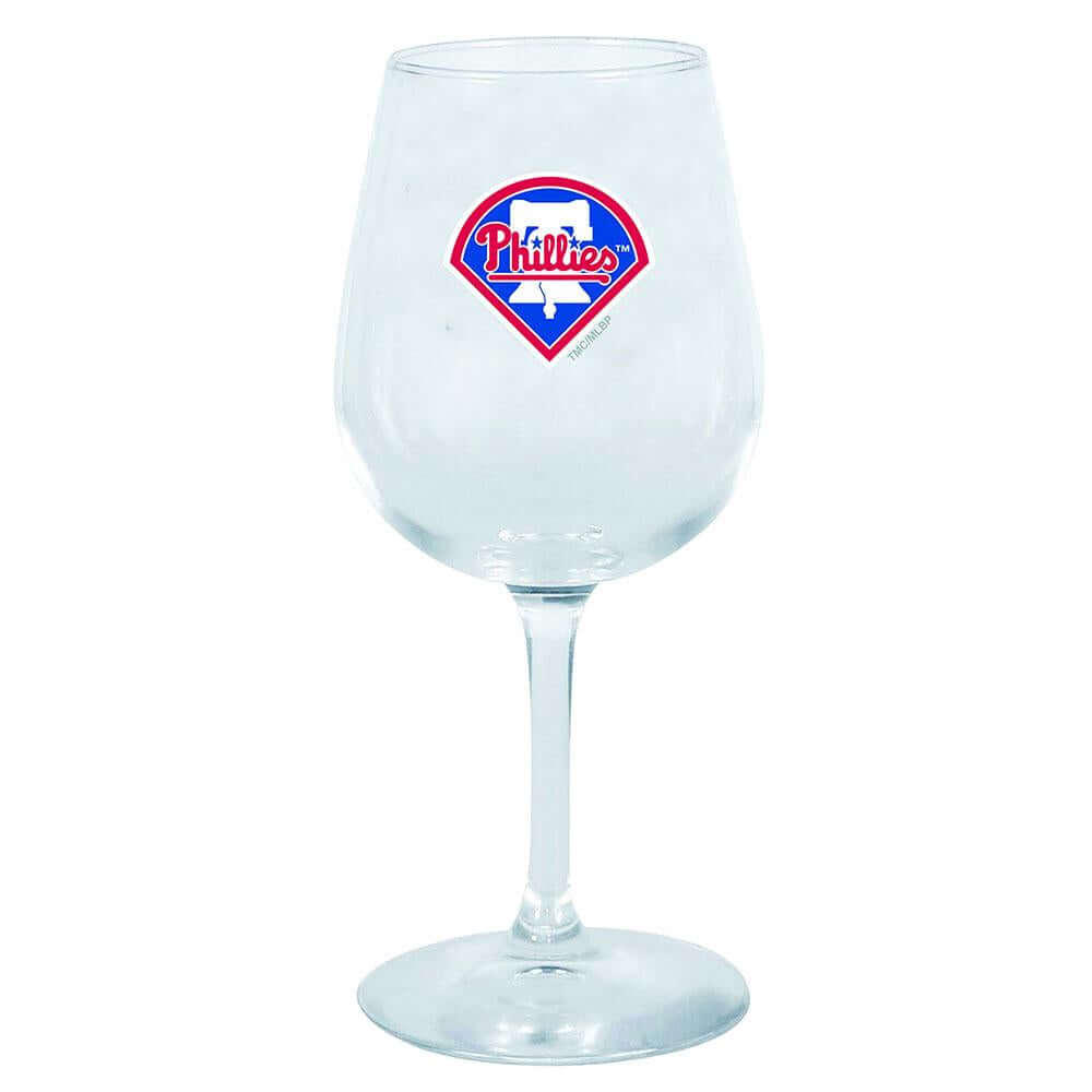 12.75oz Stem Dec Wine Glass | Philadelphia Phillies Holiday_category_All, MLB, OldProduct, Philadelphia Phillies, PPH 888966057128 $12