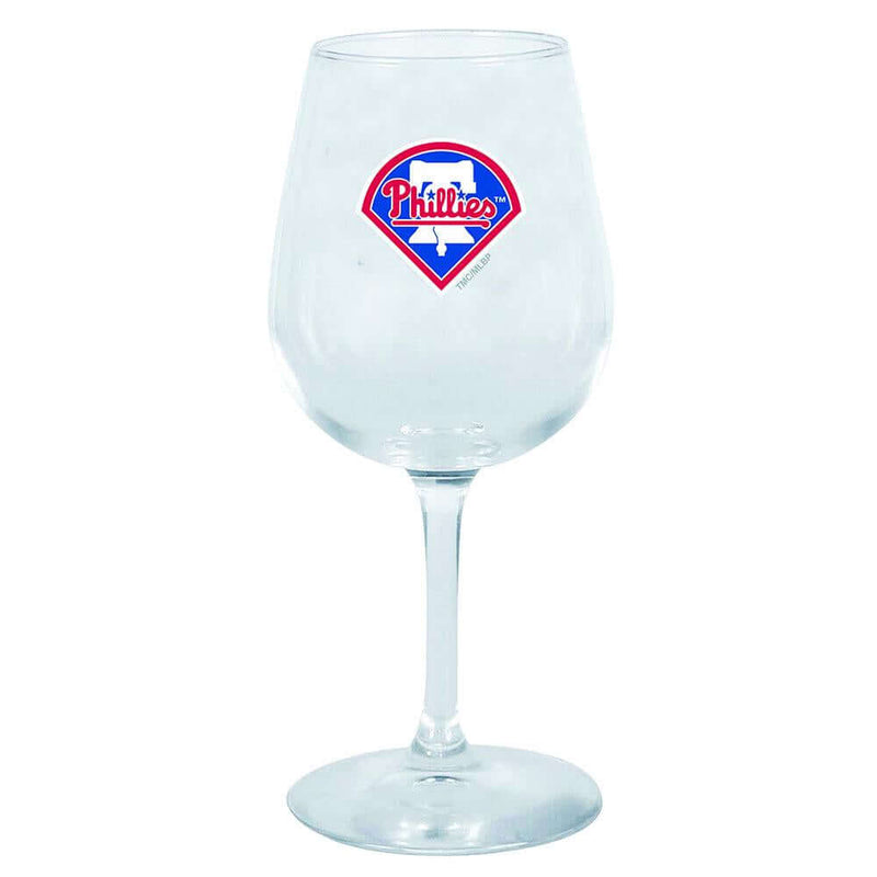 12.75oz Stem Dec Wine Glass | Philadelphia Phillies Holiday_category_All, MLB, OldProduct, Philadelphia Phillies, PPH 888966057128 $12