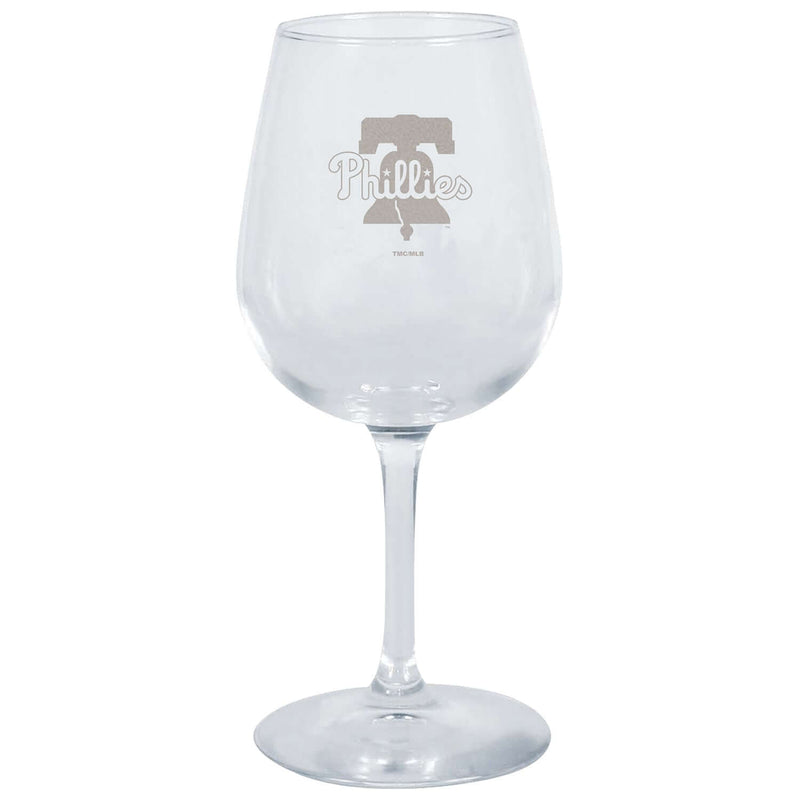 12.75oz Stemmed Wine Glass | Philadelphia Phillies CurrentProduct, Drinkware_category_All, MLB, Philadelphia Phillies, PPH 194207629567 $13.99