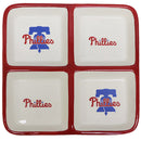 4 Section Square Tray | Philadelphia Phillies