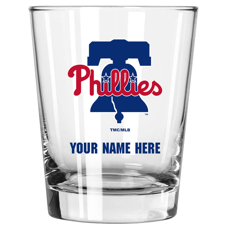 15oz Personalized Stemless Glass | Philadelphia Phillies