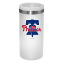 12oz White Slim Can Holder | Philadelphia Phillies