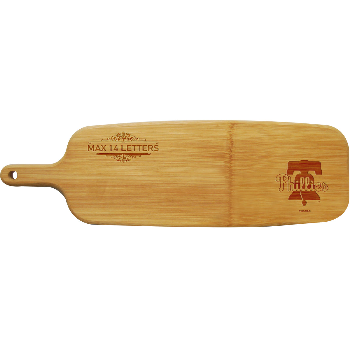 Personalized Bamboo Paddle Cutting & Serving Board | Philadelphia Phillies
CurrentProduct, Home&Office_category_All, Home&Office_category_Kitchen, MLB, Personalized_Personalized, Philadelphia Phillies, PPH
The Memory Company