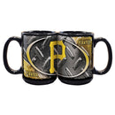 15oz Black Diamond Plate Mug | Pittsburgh Pirates MLB, OldProduct, Pittsburgh Pirates, PPI 687746137445 $13