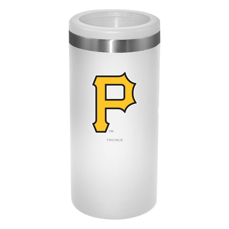 12oz White Slim Can Holder | Pittsburgh Pirates