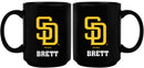 15oz. Black Personalized Ceramic Mug  - San Diego Padres
CurrentProduct, Drinkware_category_All, Engraved, MLB, Personalized_Personalized, San Diego Padres, SDP
The Memory Company