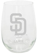 MLB 15oz Personalized Stemless Glass Tumbler - San Diego Padres
CurrentProduct, Custom Drinkware, Drinkware_category_All, Gift Ideas, MLB, Personalization, Personalized_Personalized, San Diego Padres, SDP
The Memory Company