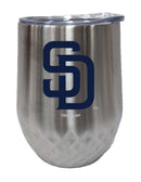 12OZ SS STMLS DIAMD TMBLR PADRES CurrentProduct, Drinkware_category_All, MLB, San Diego Padres, SDP 888966674196 $28.49