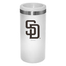 12oz White Slim Can Holder | San Diego Padres