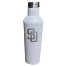 17oz White Etched Infinity Bottle | San Diego Padres
