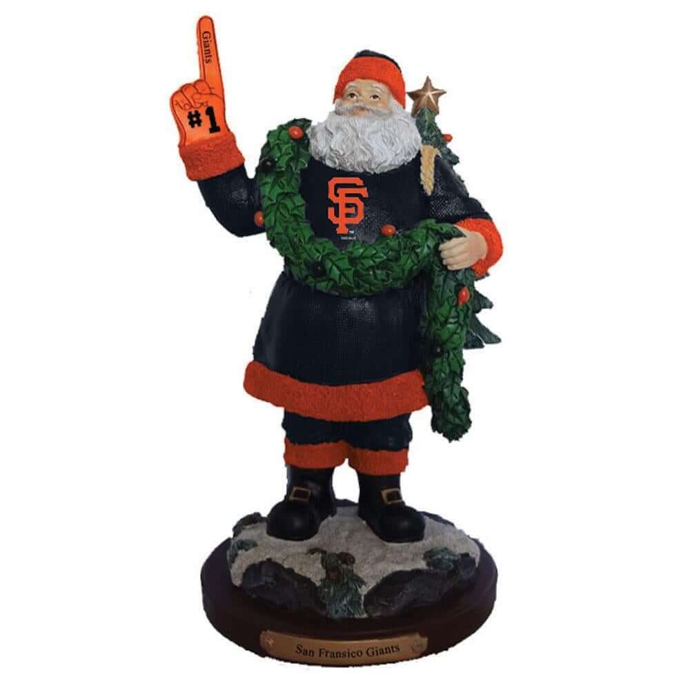 #1 Santa Ornament | Giants Holiday_category_All, MLB, OldProduct, San Francisco Giants, SFG 687746214788 $40