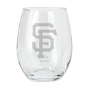 15oz Etched Stemless Tumbler | San Francisco Giants CurrentProduct, Drinkware_category_All, MLB, San Francisco Giants, SFG 194207265734 $12.49