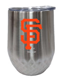 12oz Stainless Steel Stemless Diamond Tumbler | San Francisco Giants CurrentProduct, Drinkware_category_All, MLB, San Francisco Giants, SFG 888966674271 $28.49