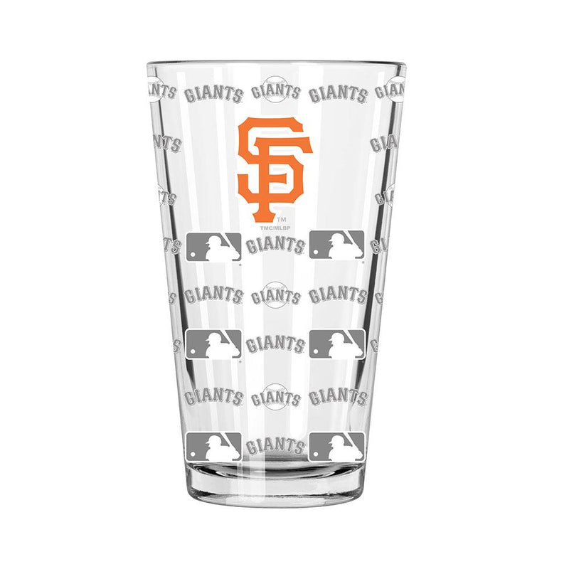 Sandblasted Pint  | San Francisco Giants
CurrentProduct, Drinkware_category_All, MLB, San Francisco Giants, SFG
The Memory Company