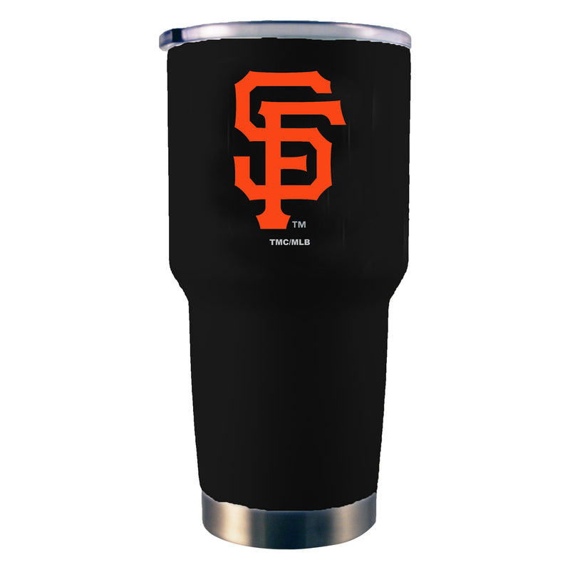 30oz Black Stainless Steel Tumbler | San Francisco Giants