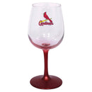 12.75oz Crackle Wine Glass | St Louis Cardinals Holiday_category_All, MLB, OldProduct, SLC, St Louis Cardinals 888966705135 $14