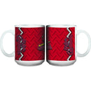 11oz White Chevron Mug | St. Louis Cardinals MLB, OldProduct, SLC, St Louis Cardinals 687746119762 $10
