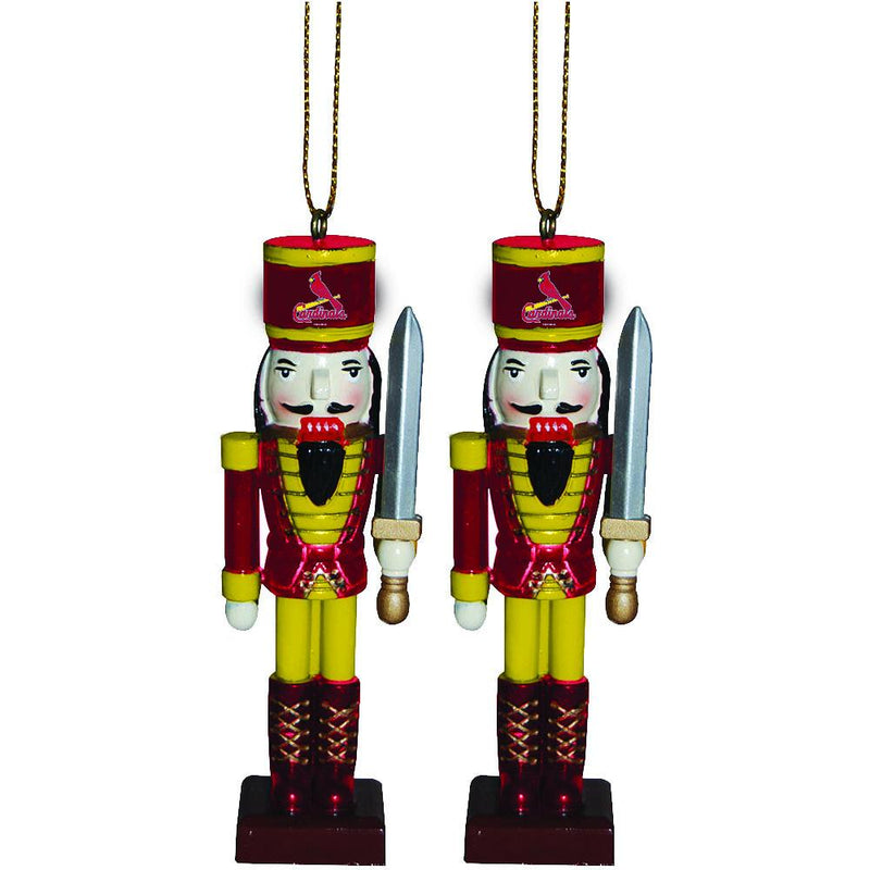 Nutcracker 2 Pack Ornament  CARDINALS
Holiday_category_All, MLB, OldProduct, SLC, St Louis Cardinals
The Memory Company