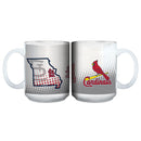 15oz White State of Mind Mug | St. Louis Cardinals
MLB, OldProduct, SLC, St Louis Cardinals
The Memory Company