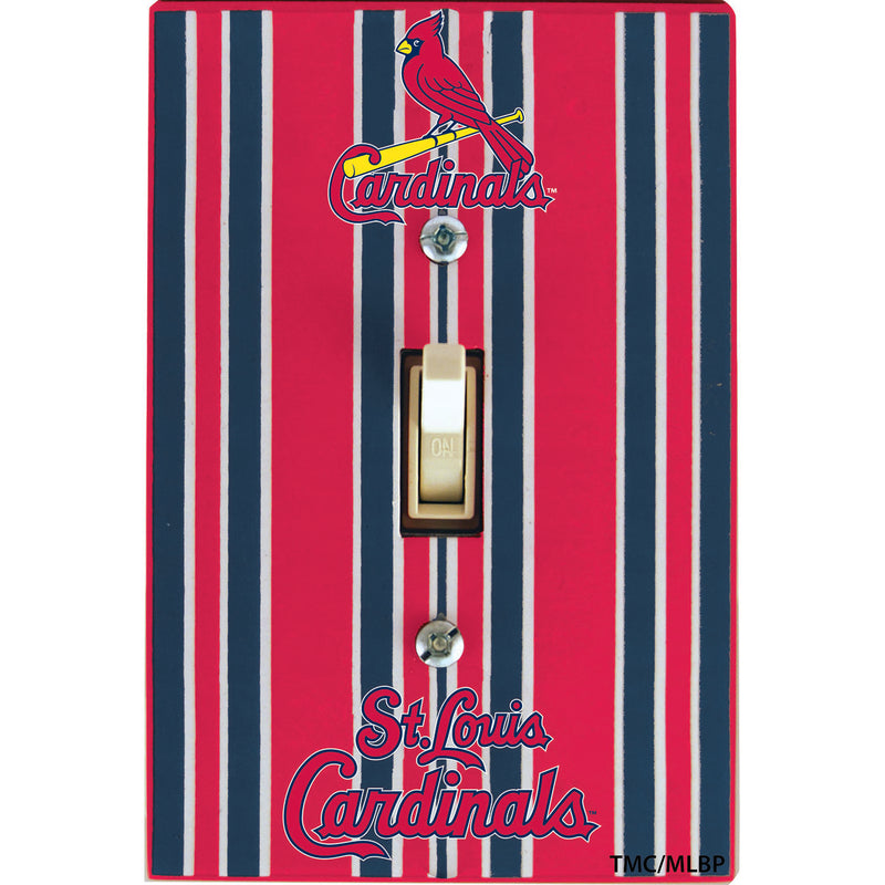 Striped Switch Plate Cover CARDINALS
MLB, OldProduct, SLC, St Louis Cardinals
The Memory Company
