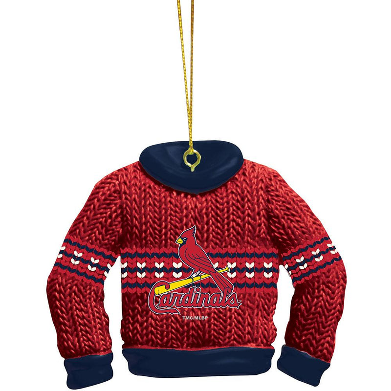 Ugly Sweater Ornament | St. Louis Cardinals
CurrentProduct, Holiday_category_All, Holiday_category_Ornaments, MLB, SLC, St Louis Cardinals
The Memory Company