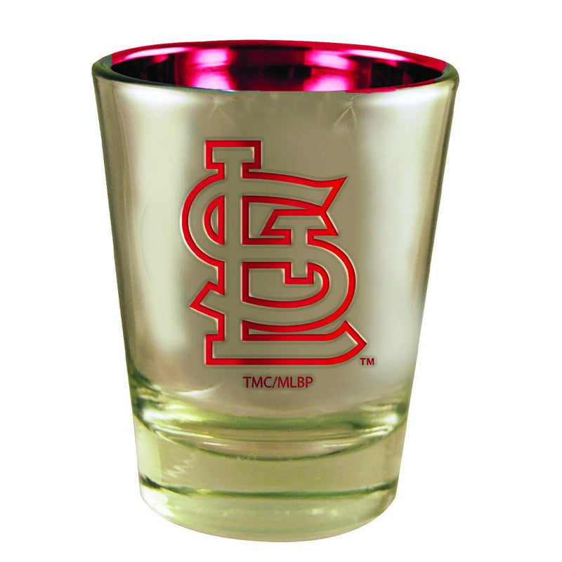 Electroplated Shot  | St. Louis Cardinals
CurrentProduct, Drinkware_category_All, MLB, SLC, St Louis Cardinals
The Memory Company