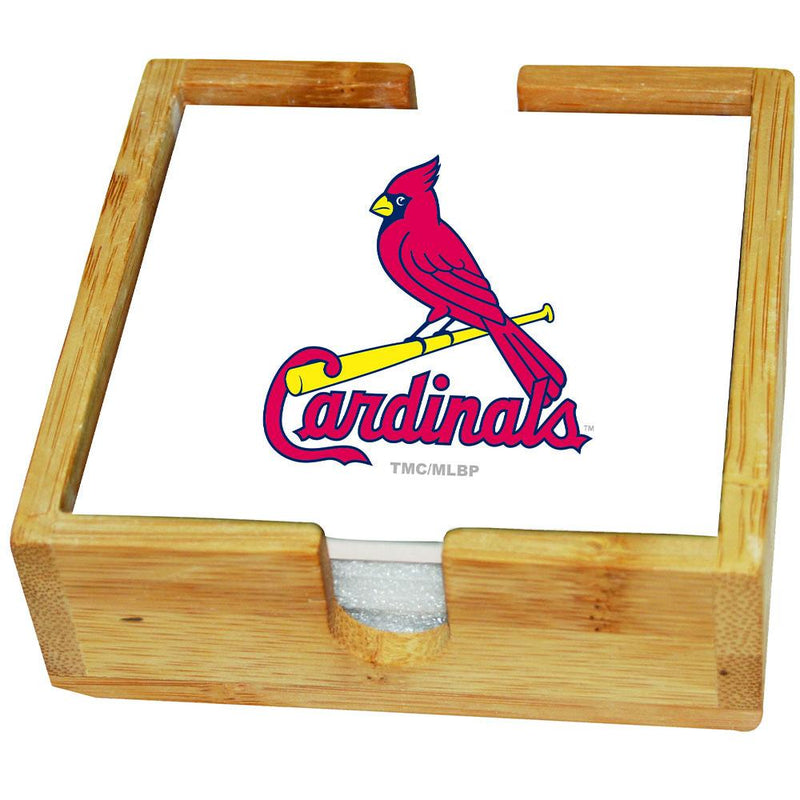 Team Logo Square Coaster Set  | St. Louis Cardinals
CurrentProduct, Home&Office_category_All, MLB, SLC, St Louis Cardinals
The Memory Company