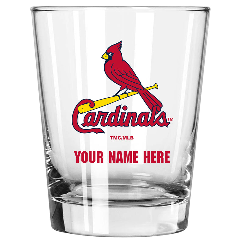 15oz Personalized Stemless Glass | St Louis Cardinals