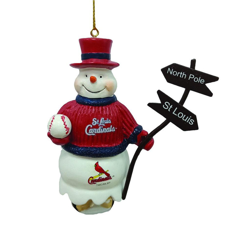 Snowman Sign Bell Ornament | St. Louis Cardinals
MLB, OldProduct, SLC, St Louis Cardinals
The Memory Company