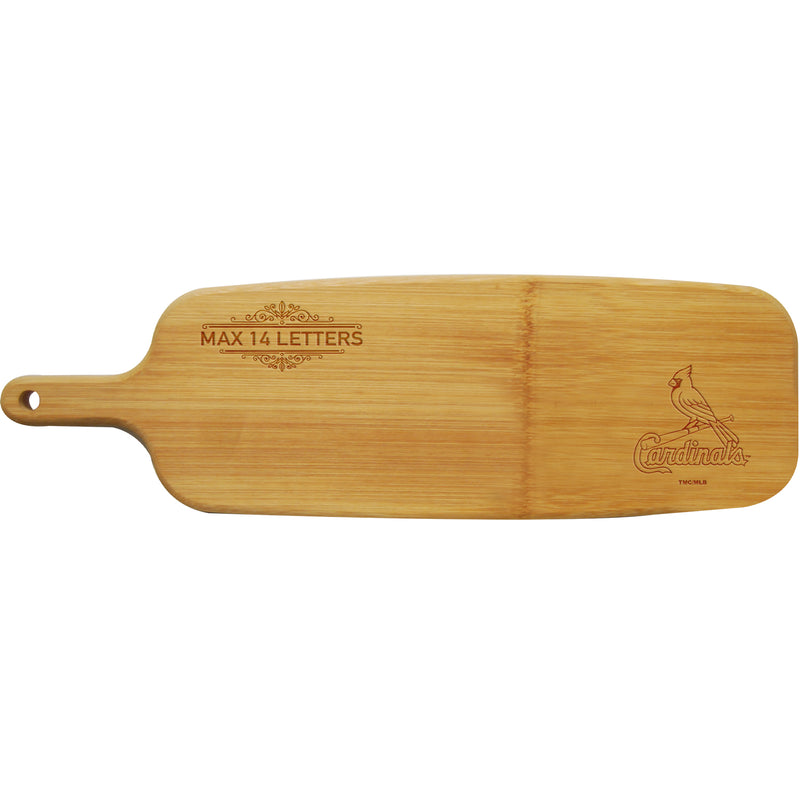 Personalized Bamboo Paddle Cutting & Serving Board | St Louis Cardinals
CurrentProduct, Home&Office_category_All, Home&Office_category_Kitchen, MLB, Personalized_Personalized, SLC, St Louis Cardinals
The Memory Company